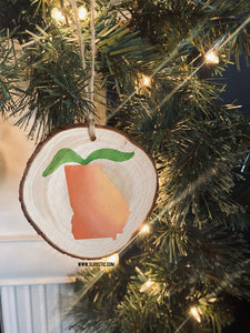 Georgia Peach Ornament