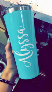 Custom name decal, Personalized name decal, car decal, yeti cooler decal, laptop decal.