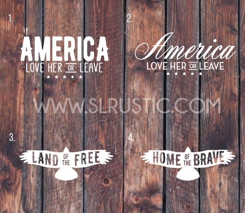 Patriotic decal America decal USA decal car decal yeti decal